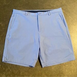 Vineyard Vines Sz 38 Performance 9 Inch On-The-Go Shorts Light Blue